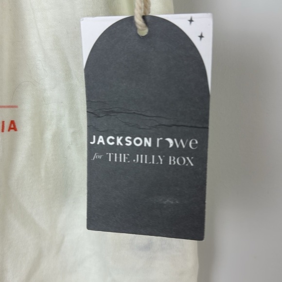 JACKSON ROWEX JILLY BOX PARADISE PEACHES TEE Size Extra Small NWT - Picture 4 of 8